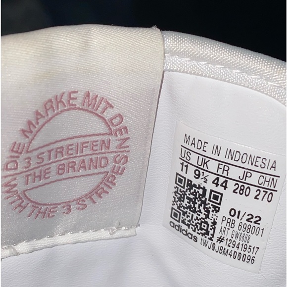 Adidas Pink and White Retro Athletic Shoes - Picture 4 of 12